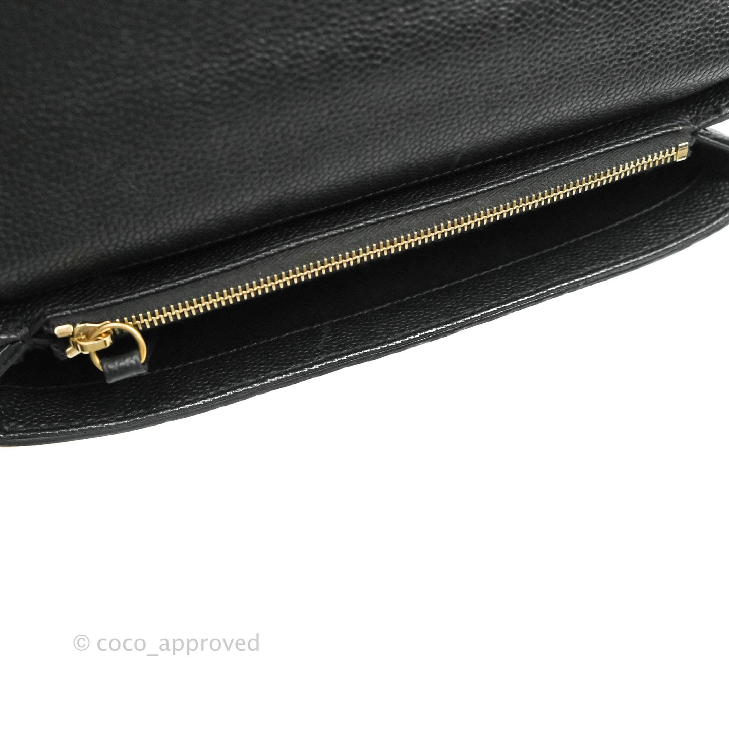Chanel Chic Affinity Small Grained Calfskin Black Aged Gold Hardware