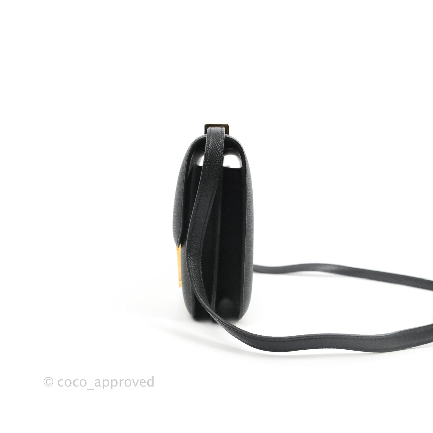 Hermès Constance Mini 18cm Black Epsom Gold Hardware