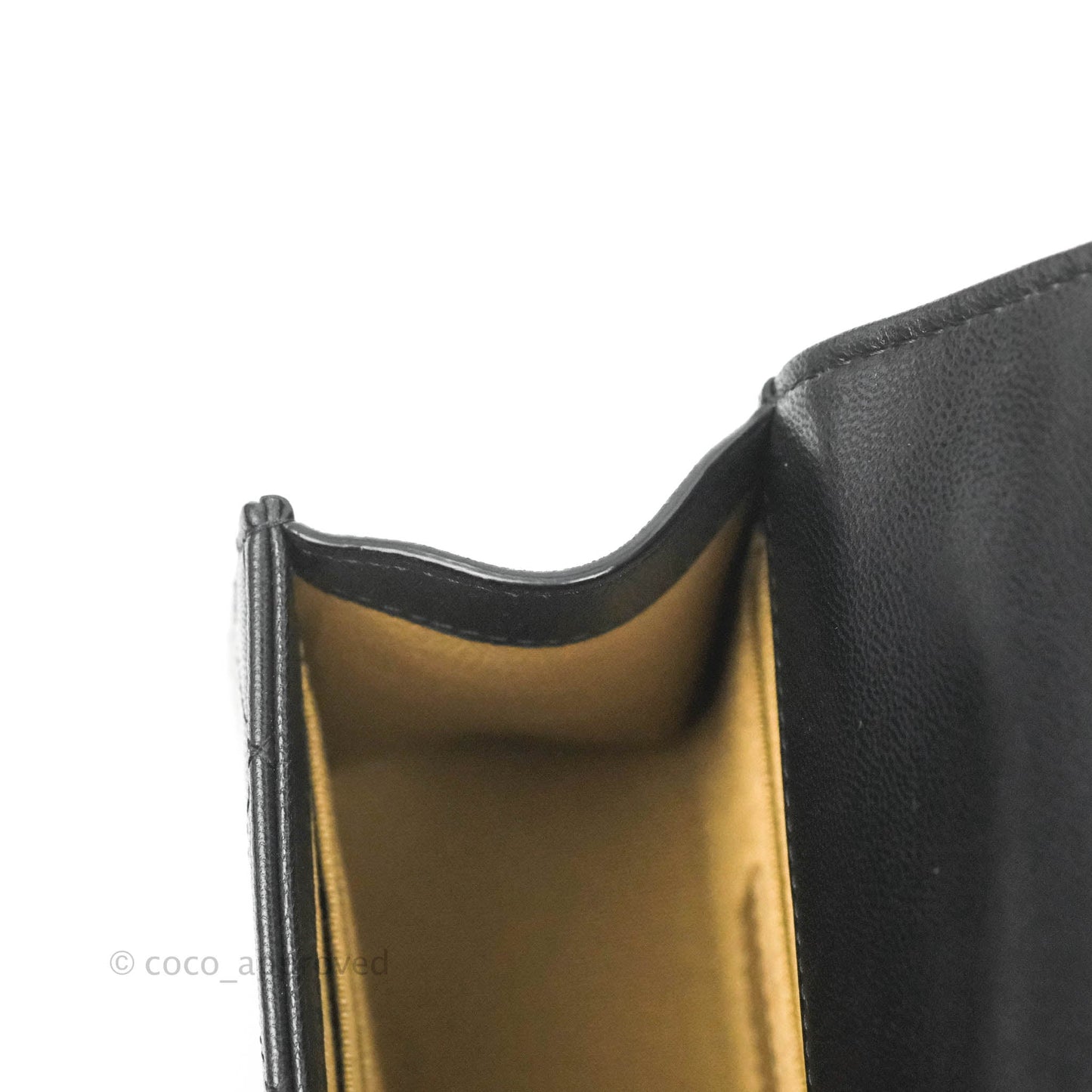 Chanel Mini Chic Pearls Flap Black Goatskin Gold Hardware