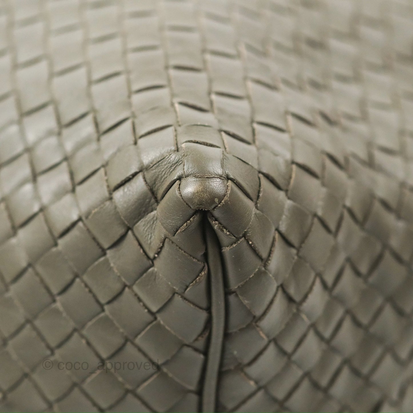 Bottega Veneta Medium Sloane Hobo Intrecciato Nappa Dark Olive Green