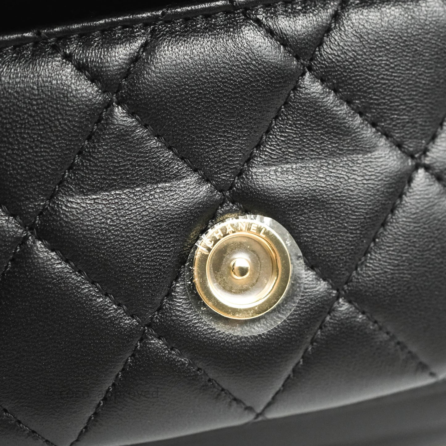 Chanel Quilted Small Duma Drawstring Backpack Black Lambskin 22A