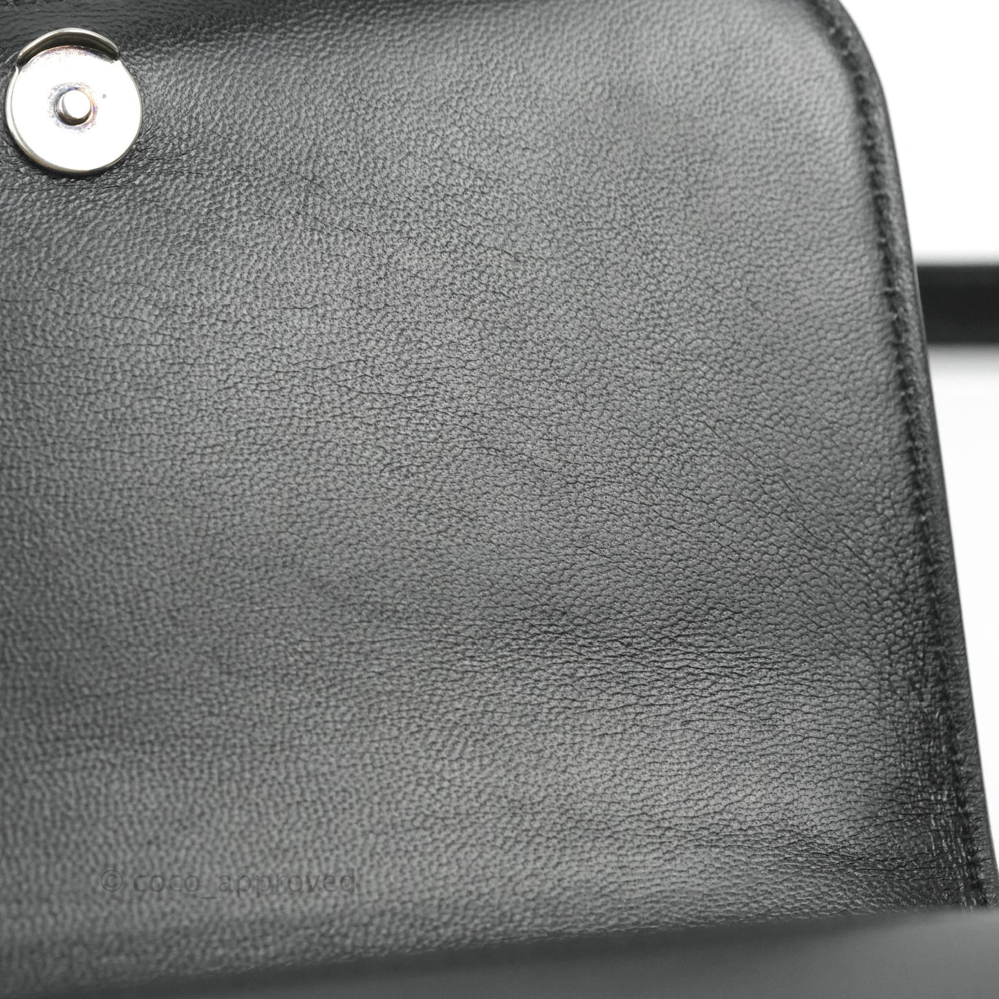 Balenciaga Small B Bag Black Box Calfskin Silver Hardware