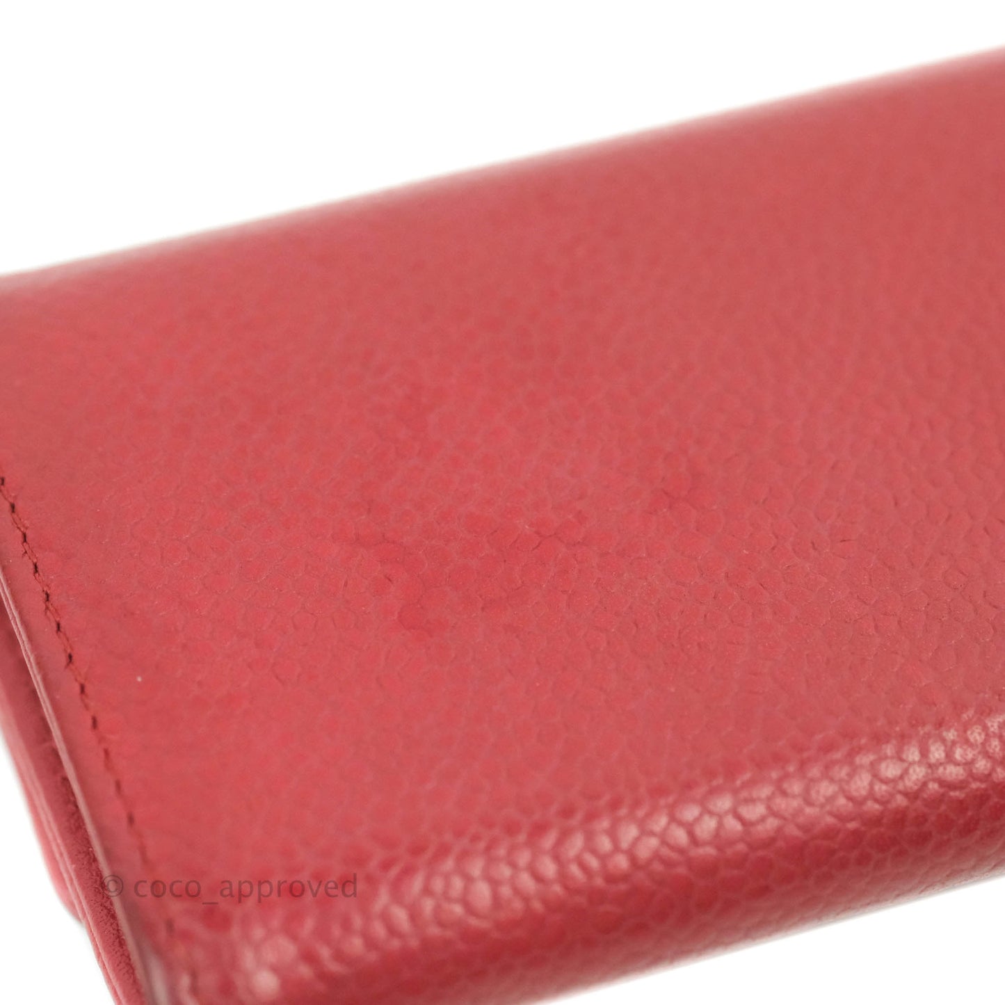 Chanel Timeless Business Card Holder Interlocking CC Logo Wallet