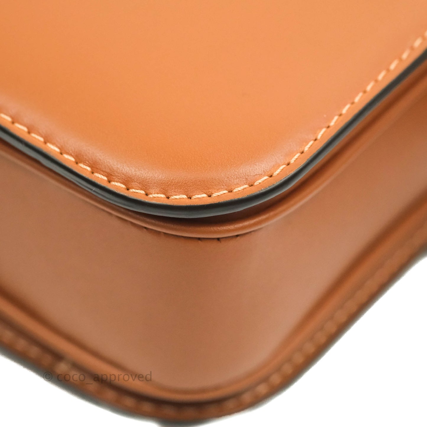 Celine Medium Triomphe Bag Tan Shiny Calfskin
