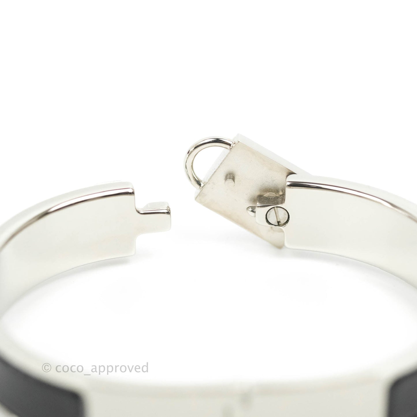 Hermes Clic Cadenas Bracelet Black Palladium Hardware