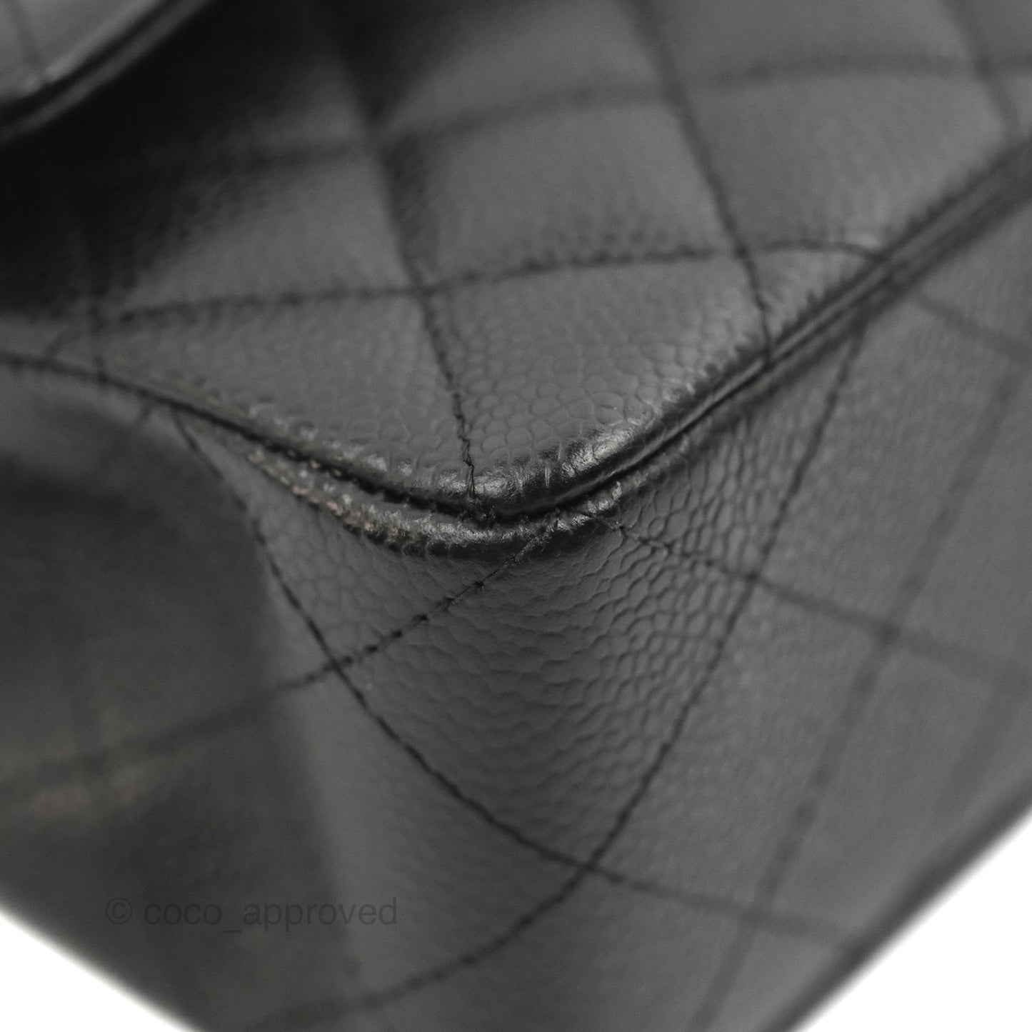 Chanel Small Classic Quilted Flap Black Caviar Gold Hardware