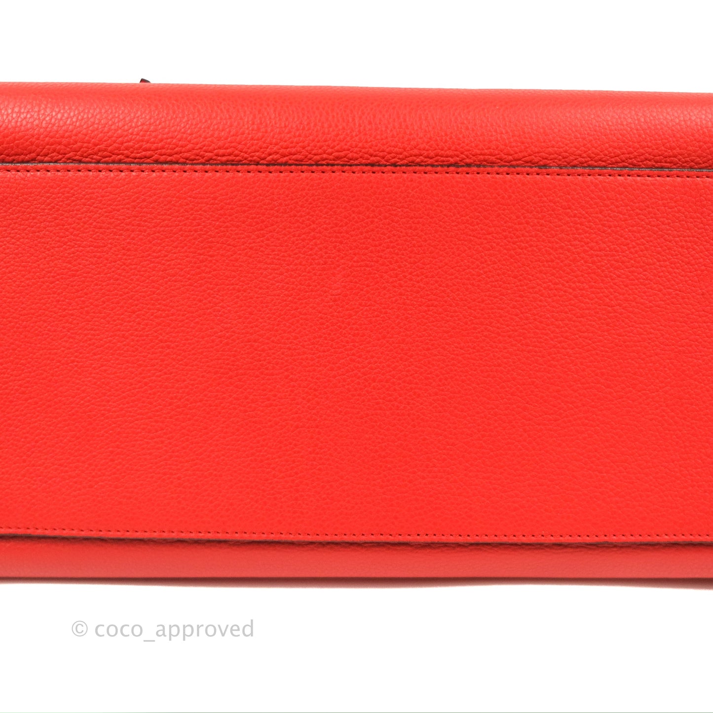 Celine Edge Bag Tomato Red Grained Calfskin