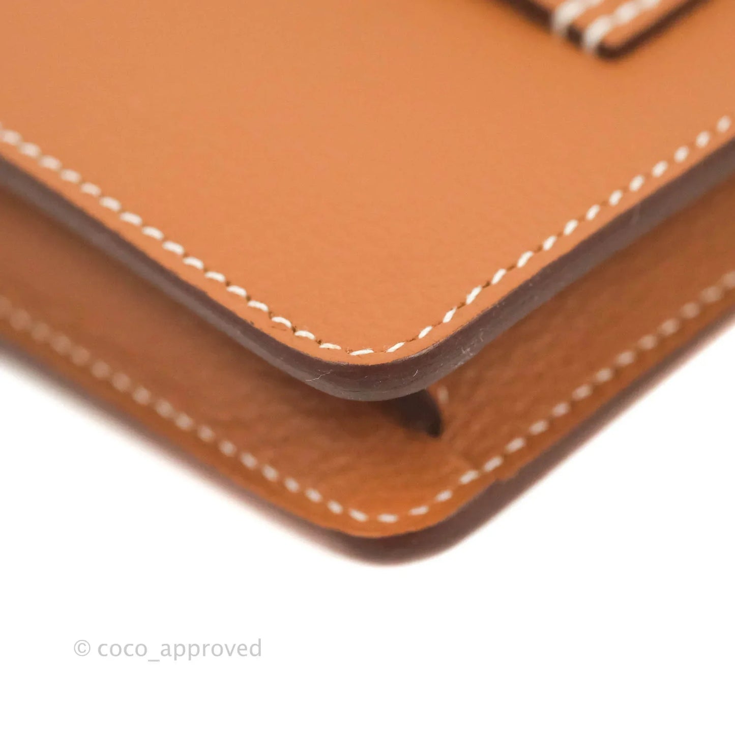 Hermès Roulis Slim Wallet Gold Gold Hardware