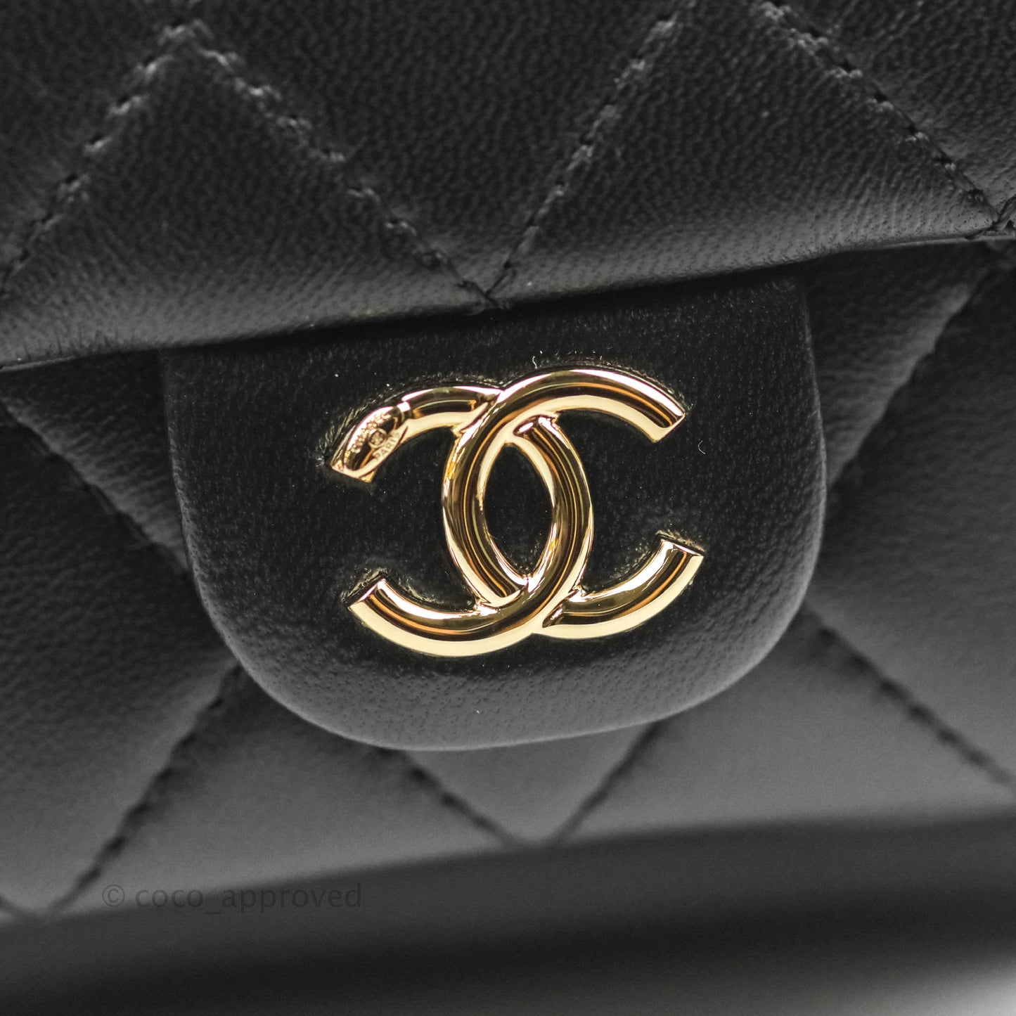 Chanel Quilted Small Duma Drawstring Backpack Black Calfskin 22C