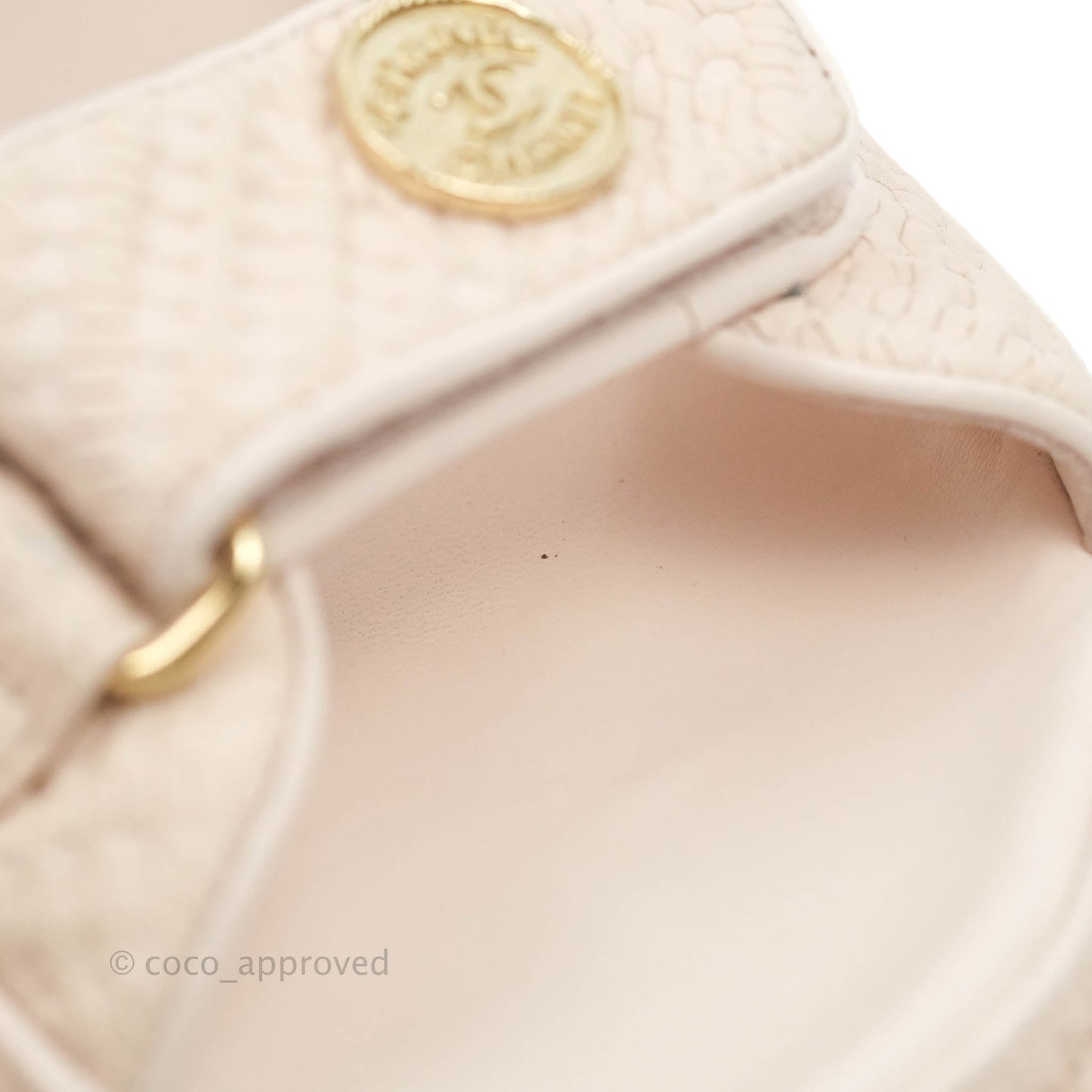 Chanel Dad Sandals Medallion Light Pink Size 37