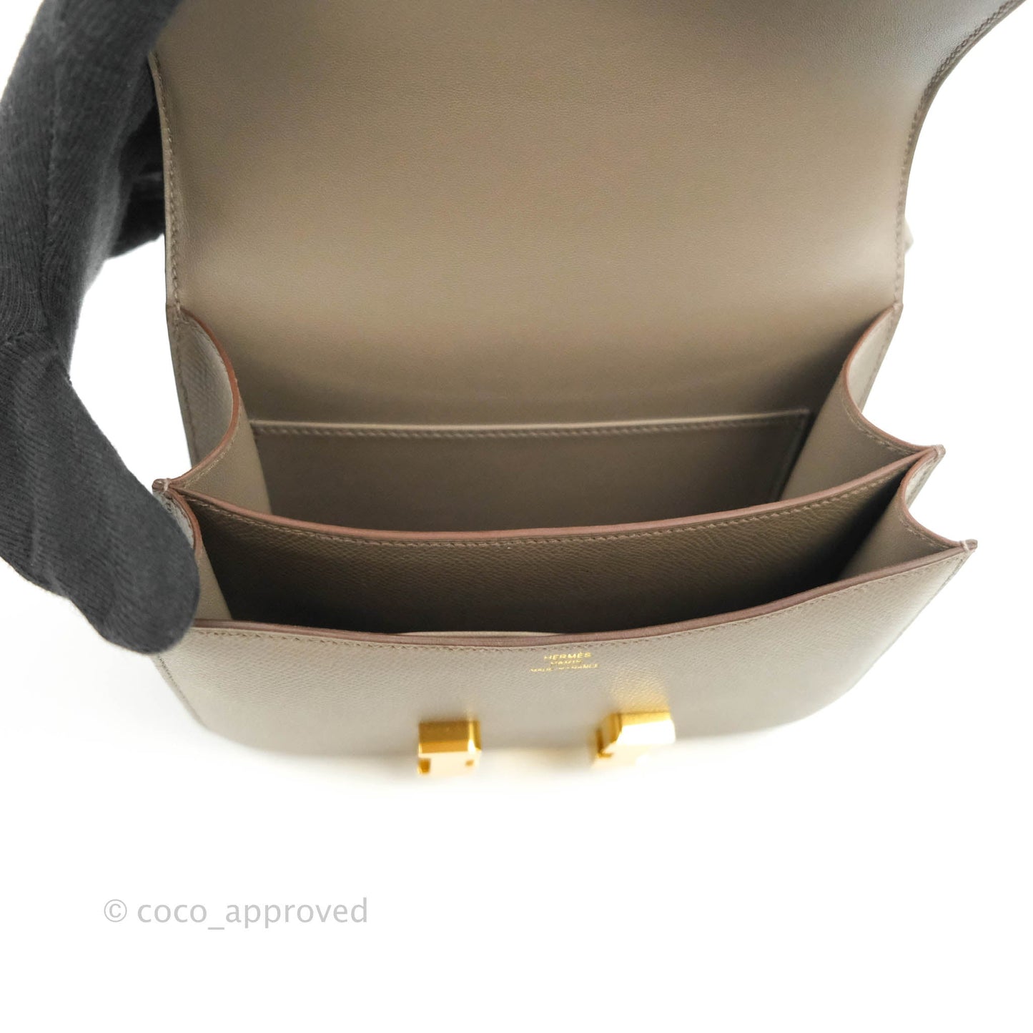Hermès Constance Mini 18cm Etaine Epsom Gold Hardware