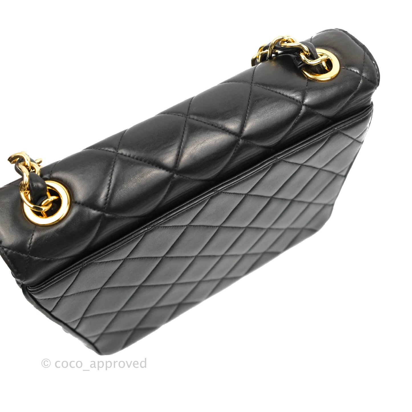Chanel Quilted XL Vintage Black Lambskin Large 24K CC Bag