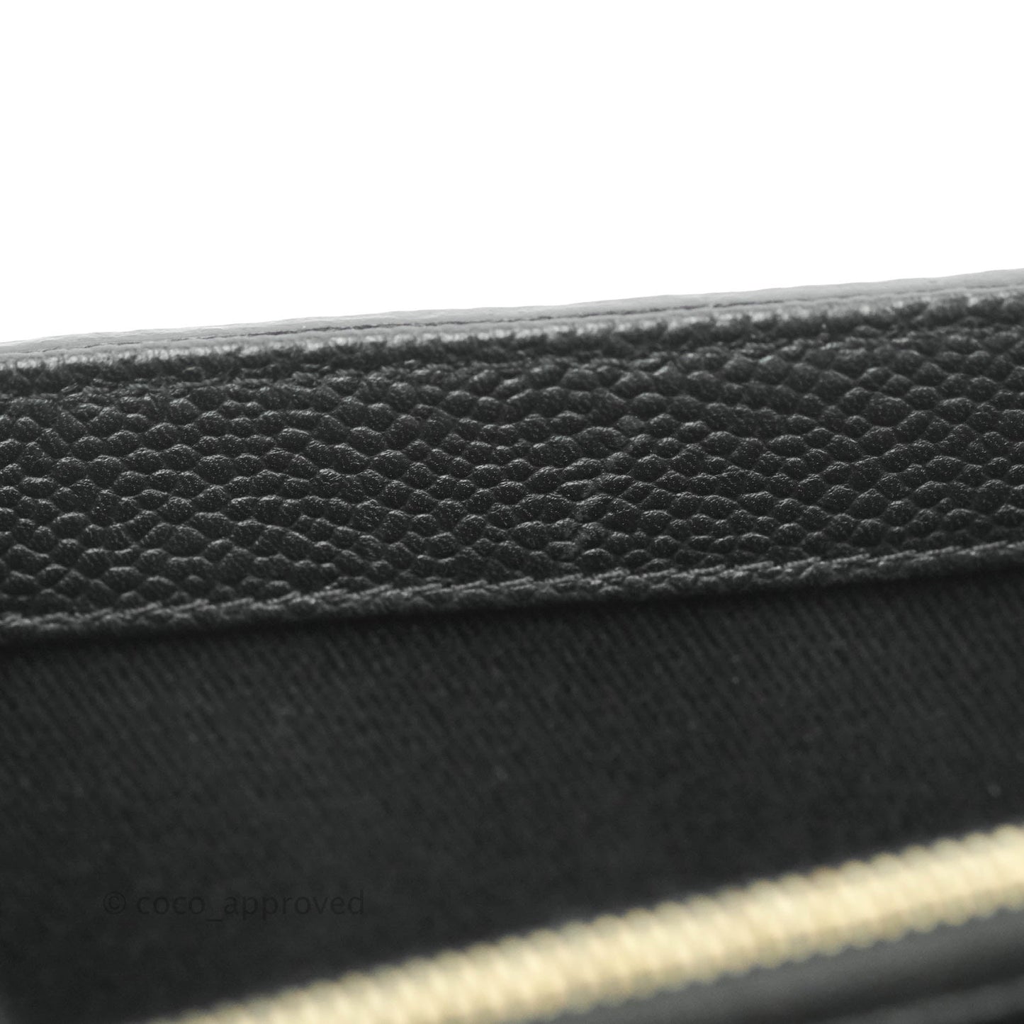 Chanel Chic Affinity Small Grained Calfskin Black Aged Gold Hardware