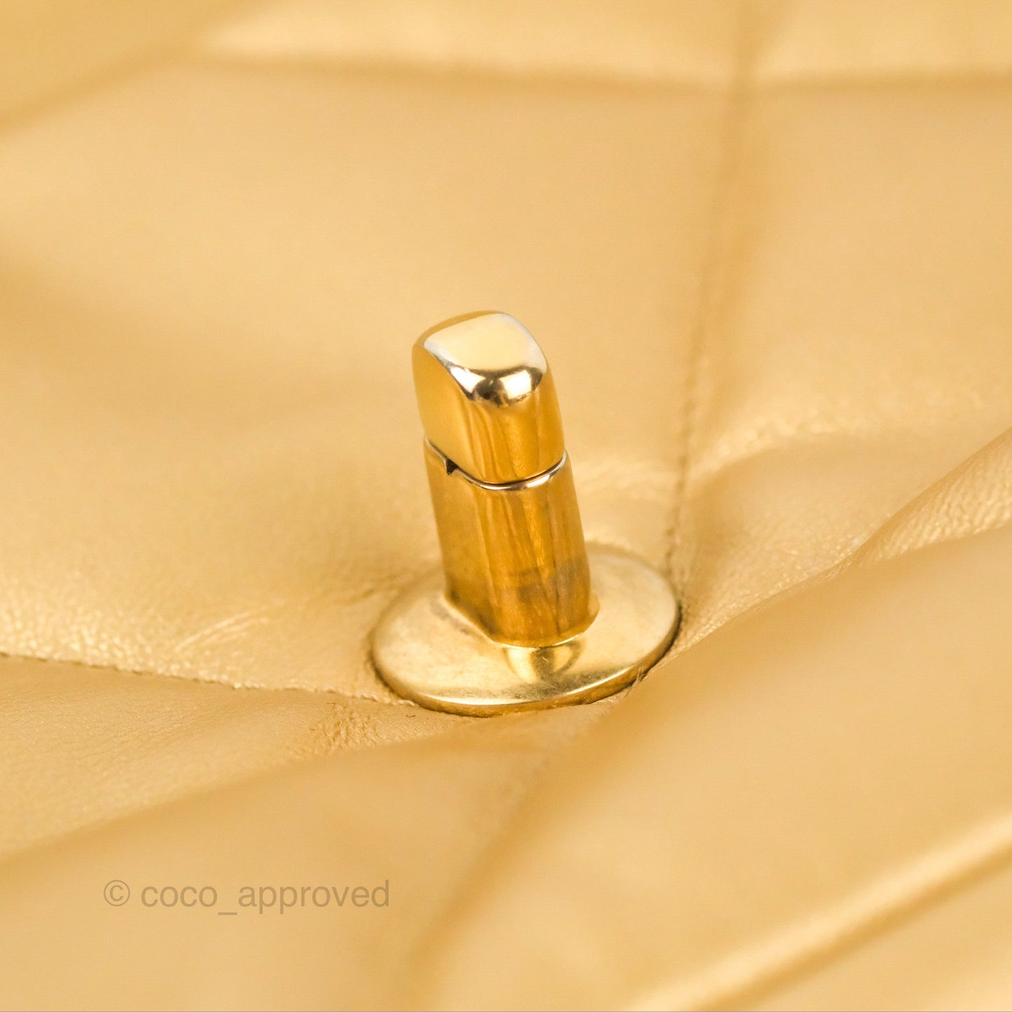 Chanel 19 Small Metallic Gold Lambskin Mixed Hardware
