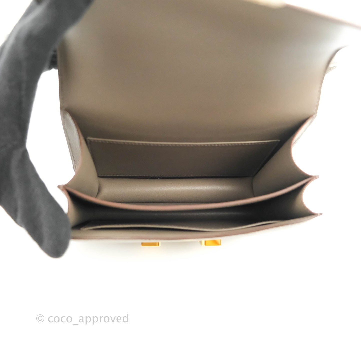 Hermès Constance Mini 18cm Etaine Epsom Gold Hardware
