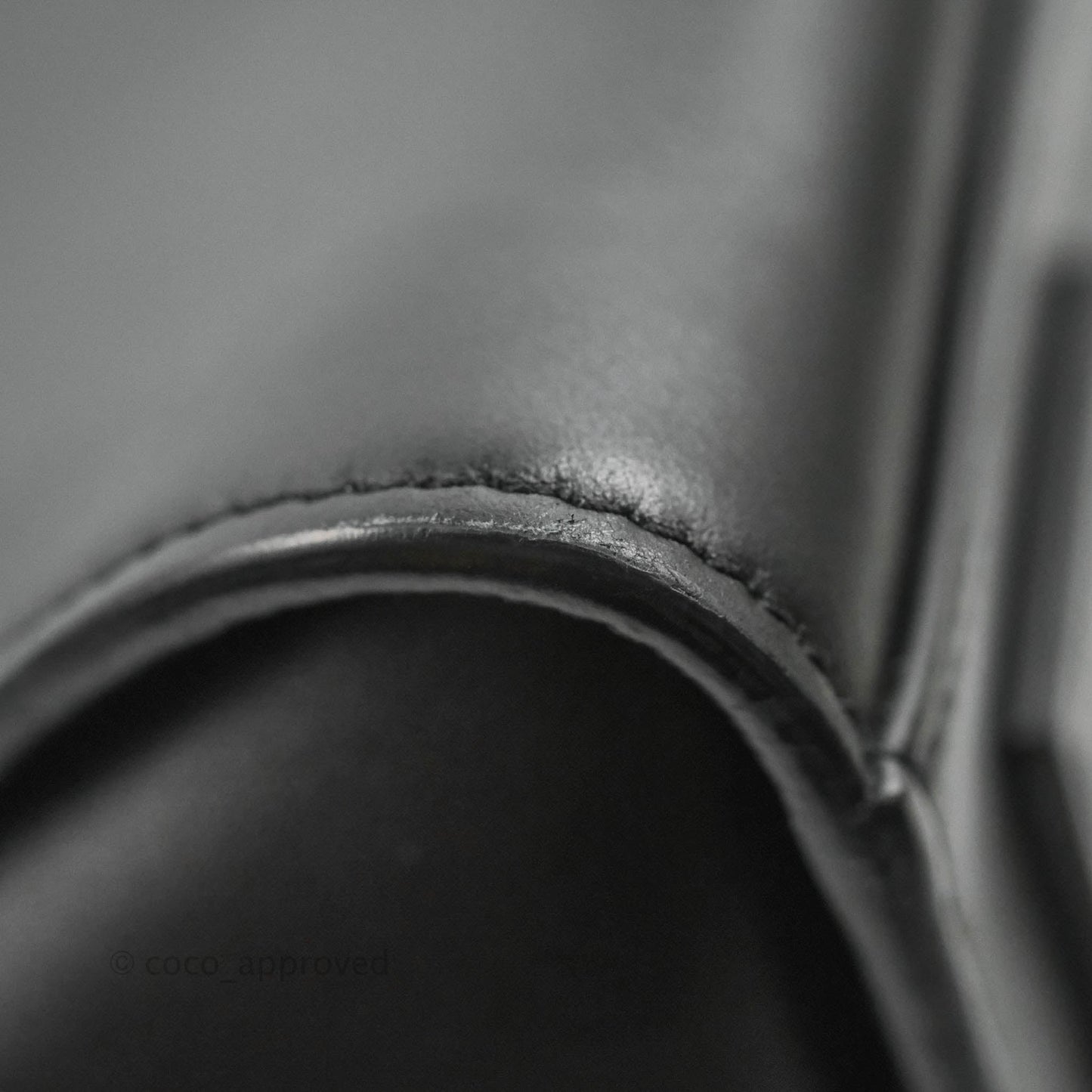 Saint Laurent Larger Jane Bag Black Silver Hardware