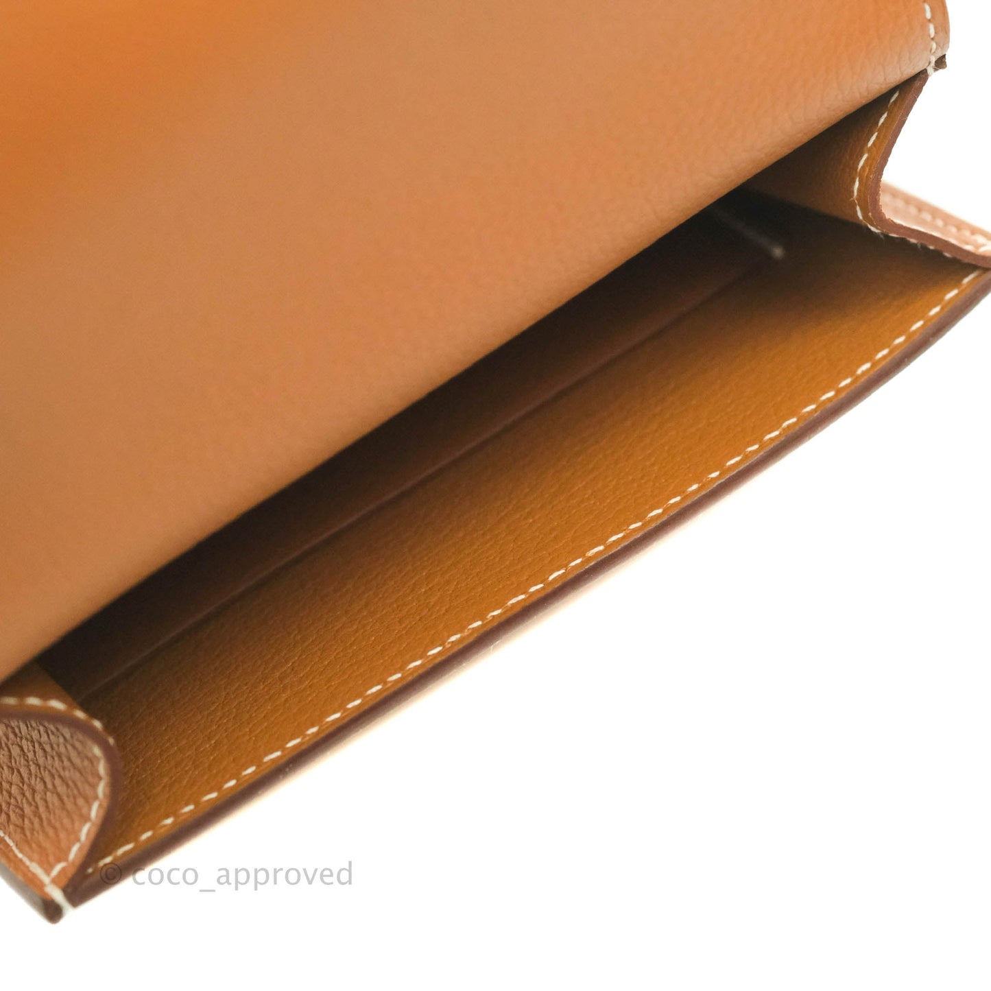 Hermès Roulis Slim Wallet Gold Palladium Hardware