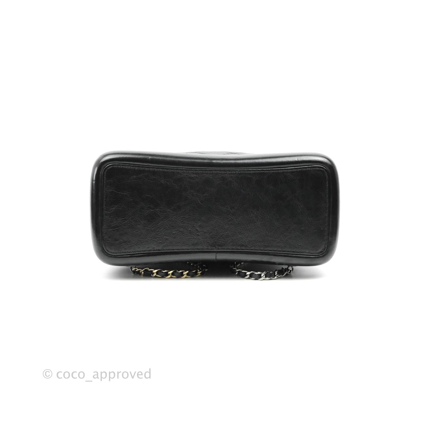 Chanel Small Gabrielle Backpack Black Aged Calfskin