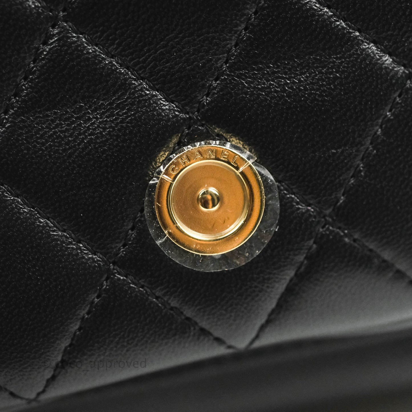 Chanel Quilted Small Duma Drawstring Backpack Black Calfskin 22C