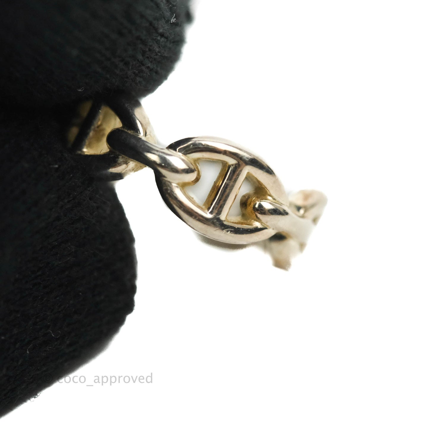 Hermès Sterling Silver PM Chaine d'Ancre Enchainee Band Ring