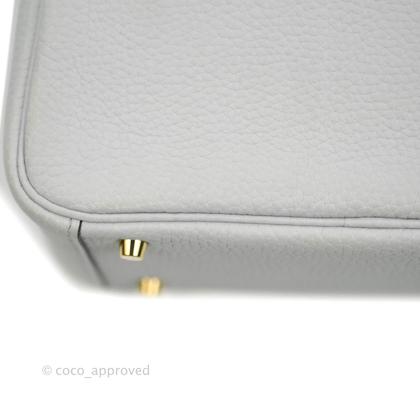 Hermès Mini Lindy 20 Blue Pale Clemence Gold Hardware