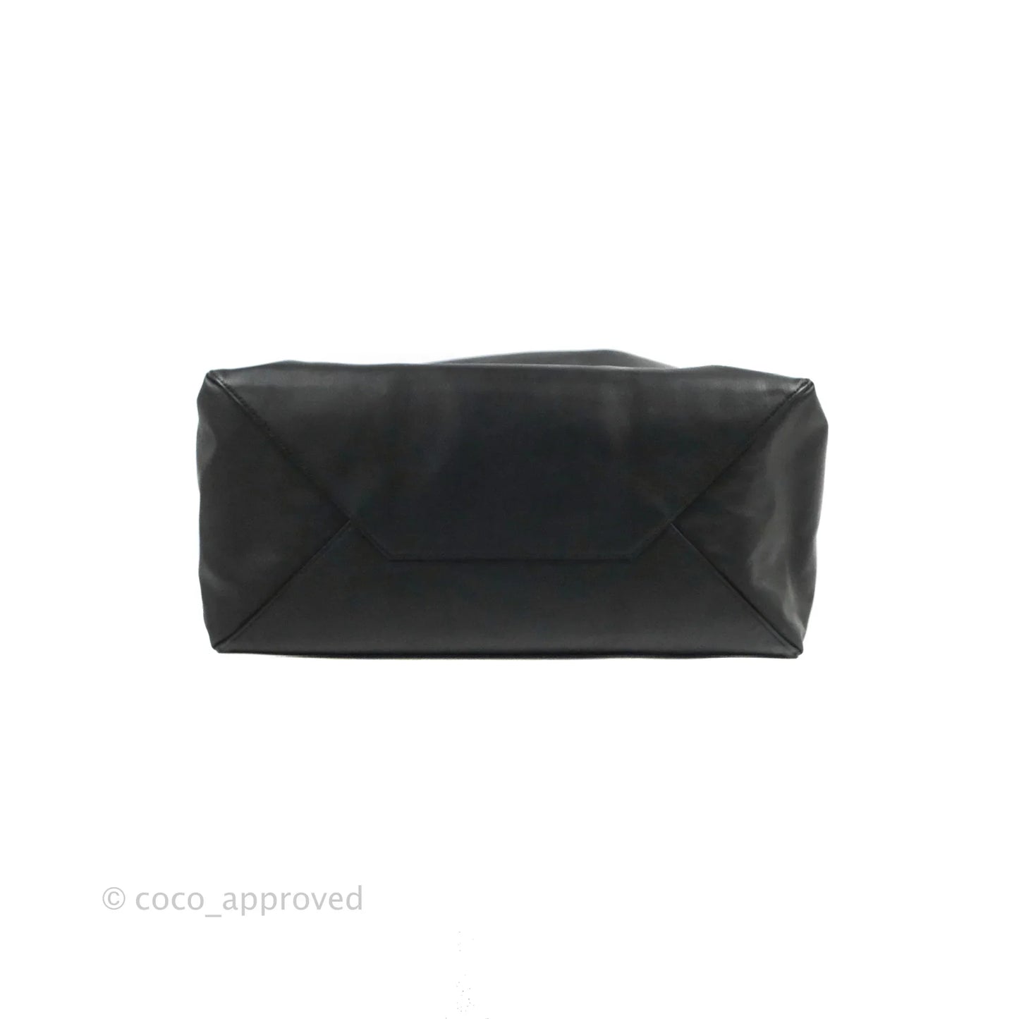 Celine Large Horizontal Cabas Tote Bag Black Calfskin