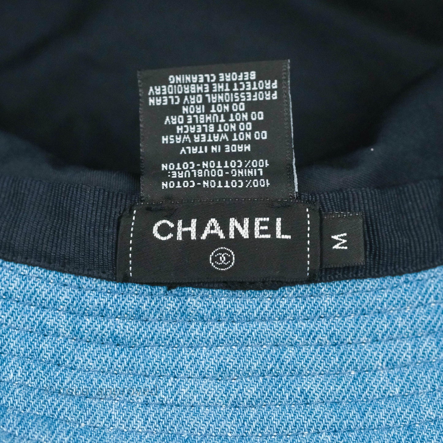 Chanel Denim & Sequin Bucket Hat