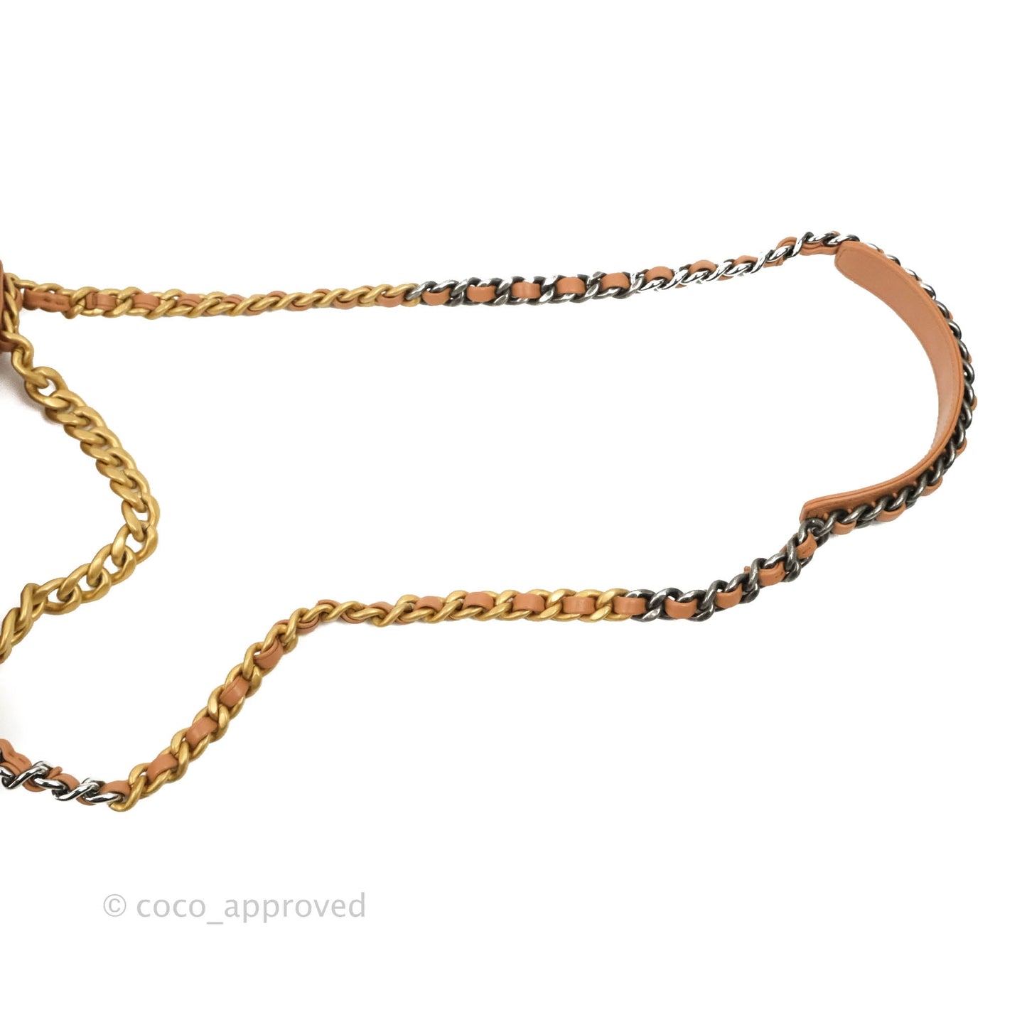 Chanel 19 Small Caramel Dark Beige Lambskin Mixed Hardware 21K