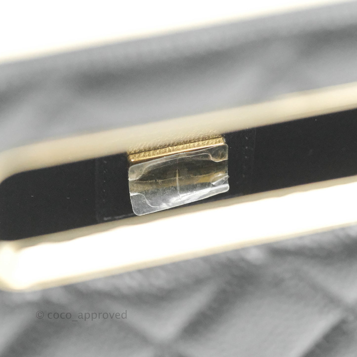 Chanel Evening Bag Caviar Black Gold Hardware 22SS
