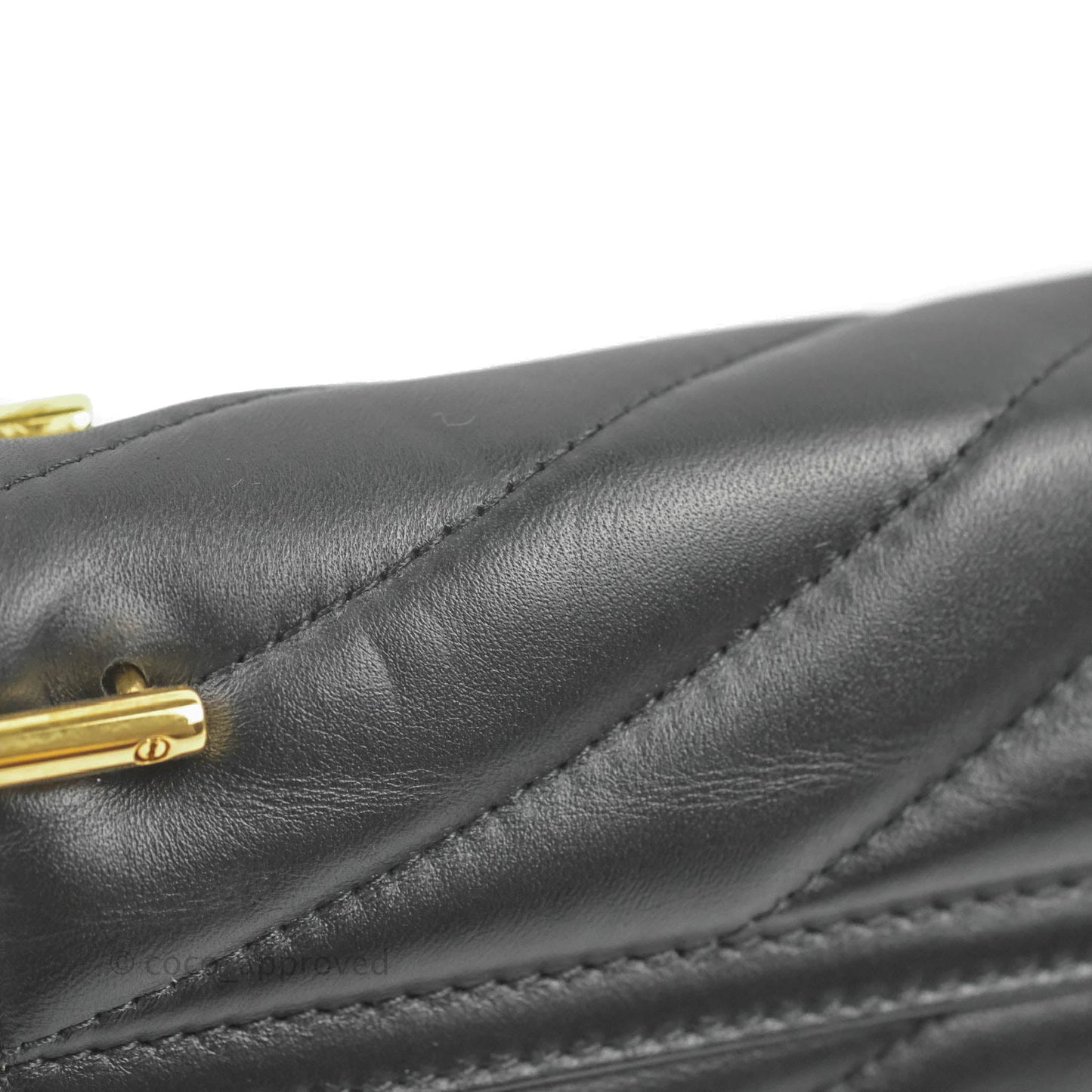 Chloe Quilted Mini Drew Bijou Crossbody Bag Black Smooth Calfskin Gold Hardware