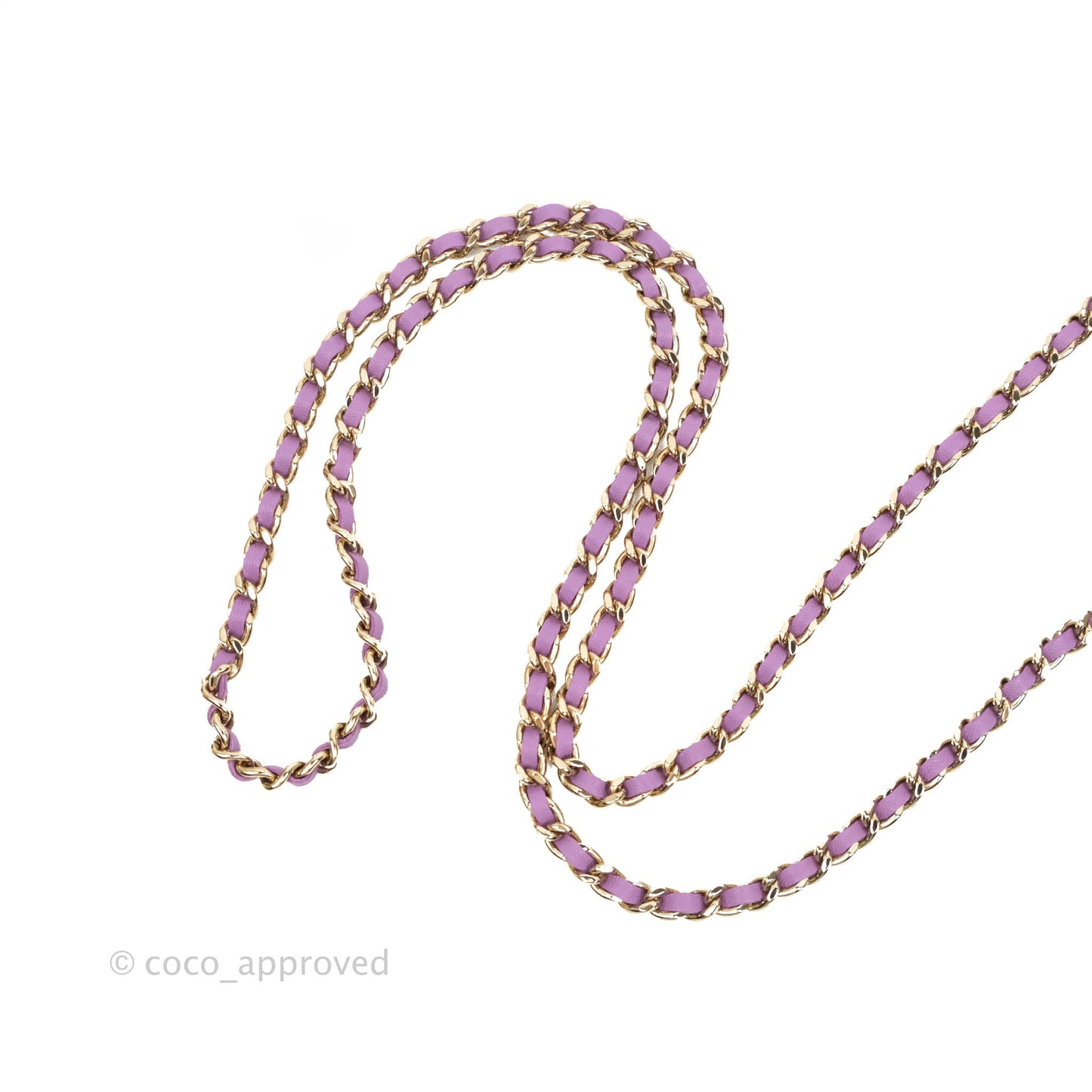 Chanel Small Heart Bag Purple Lambskin Gold Hardware 22S