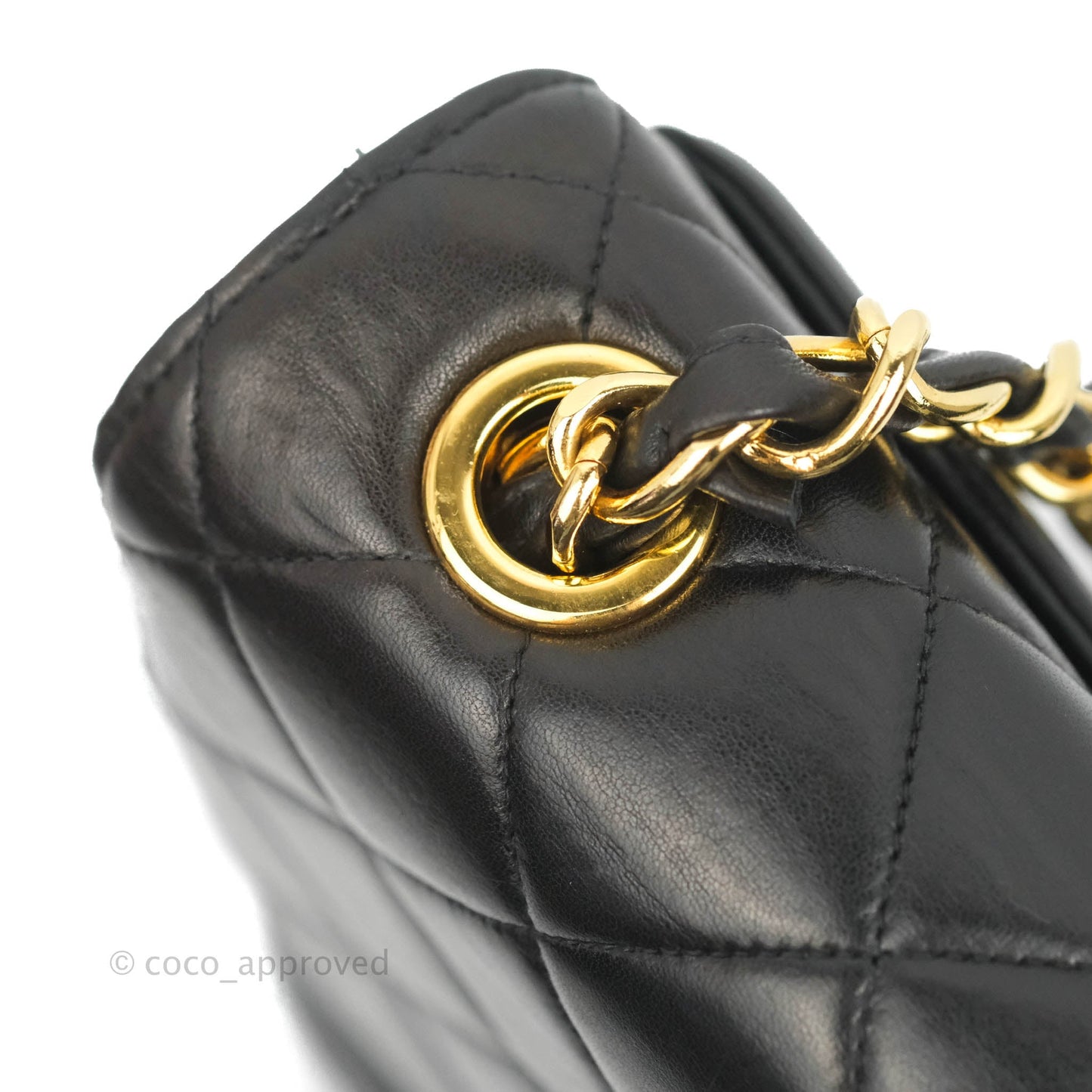 Chanel Quilted XL Vintage Black Lambskin Large 24K CC Bag