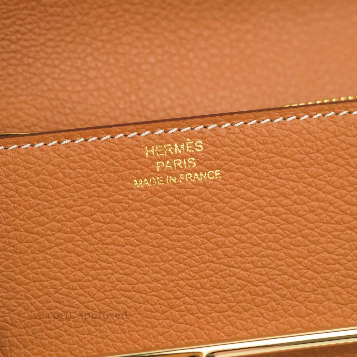 Hermès Roulis Slim Wallet Gold Gold Hardware