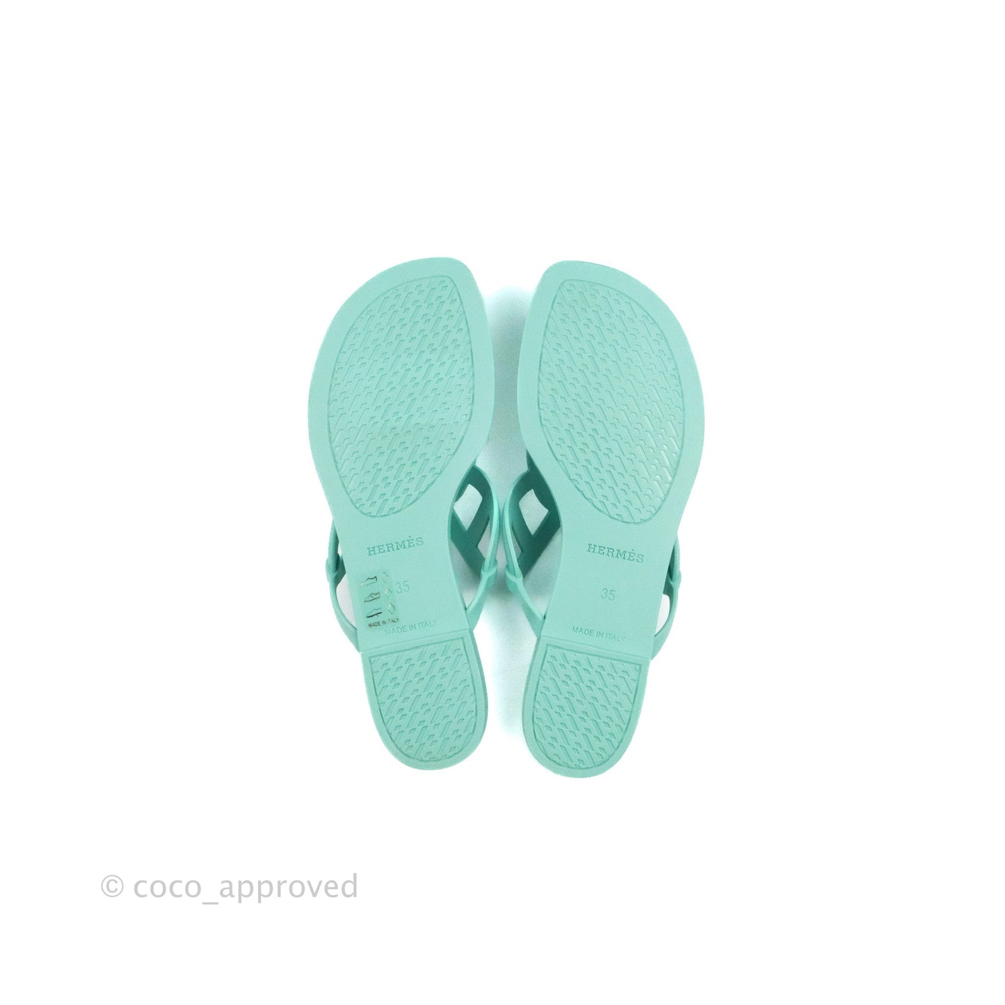 Hermes Egerie Sandal Green Size 35