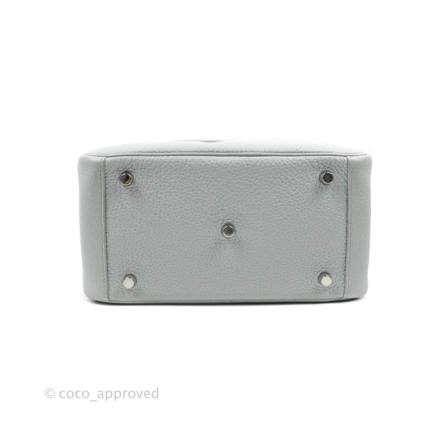 Hermès Lindy 26 Blue Glacier 8U Taurillon Clemence Palladium Hardware