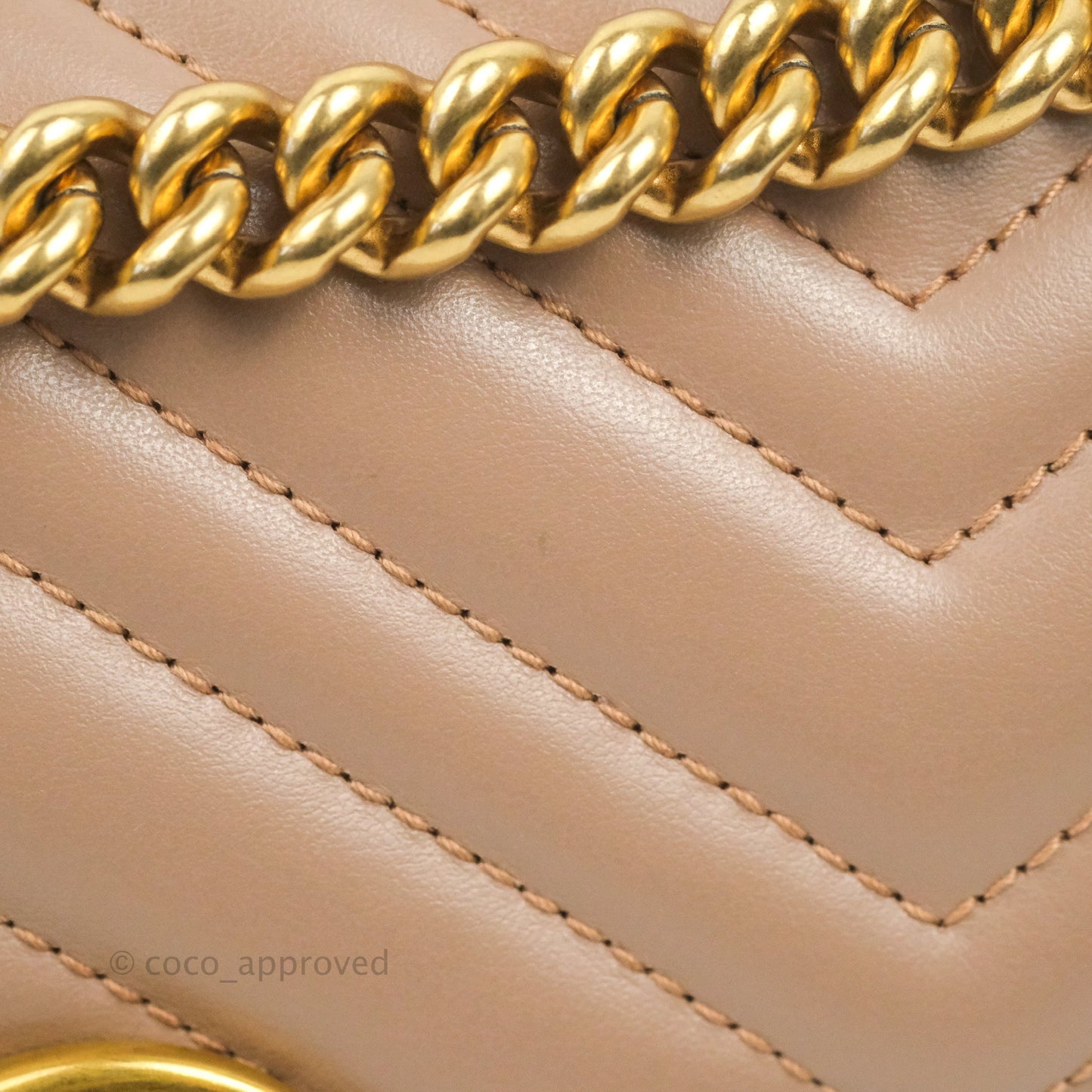 Gucci GG Marmont Matelassé Leather Small Bag Dusty Pink
