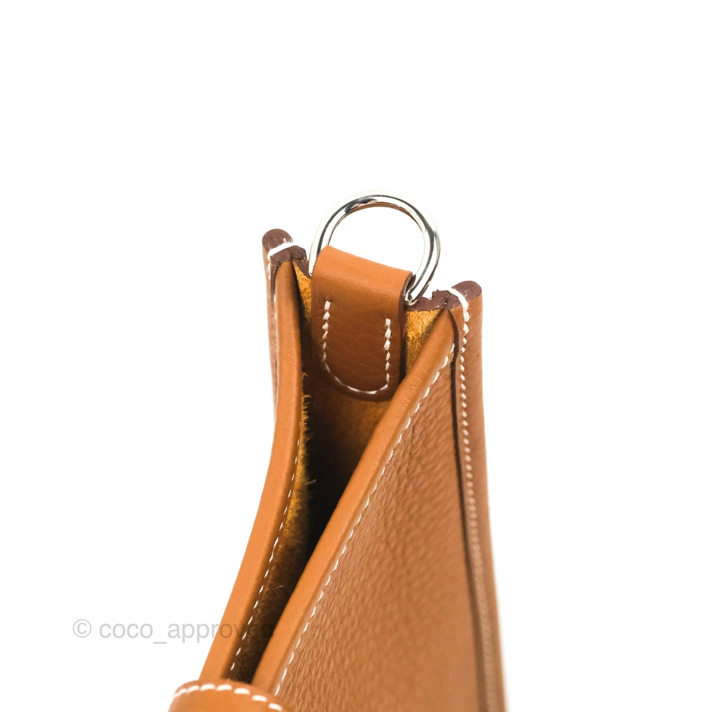 Hermès Mini Evelyne 16 Gold Clemence Palladium Hardware