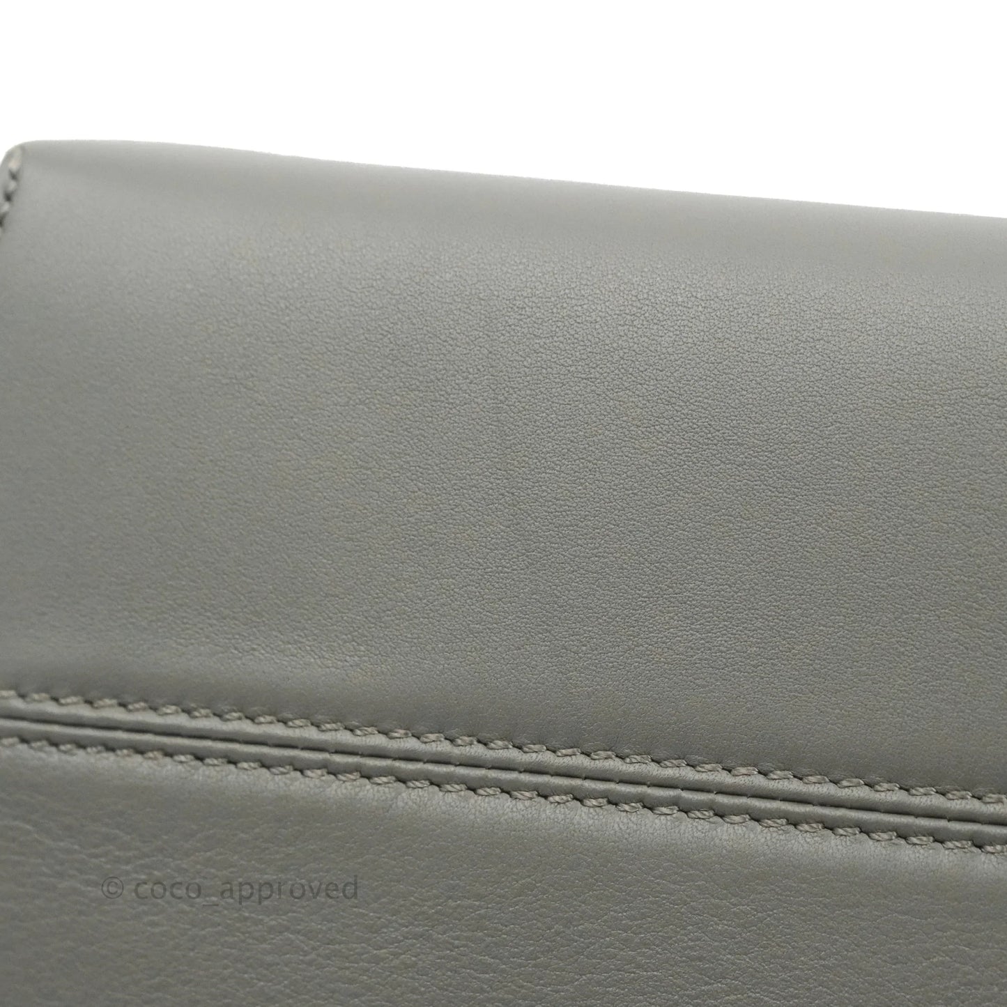 Fendi Medium By The Way Multicolour grey/Tan Grained Leather