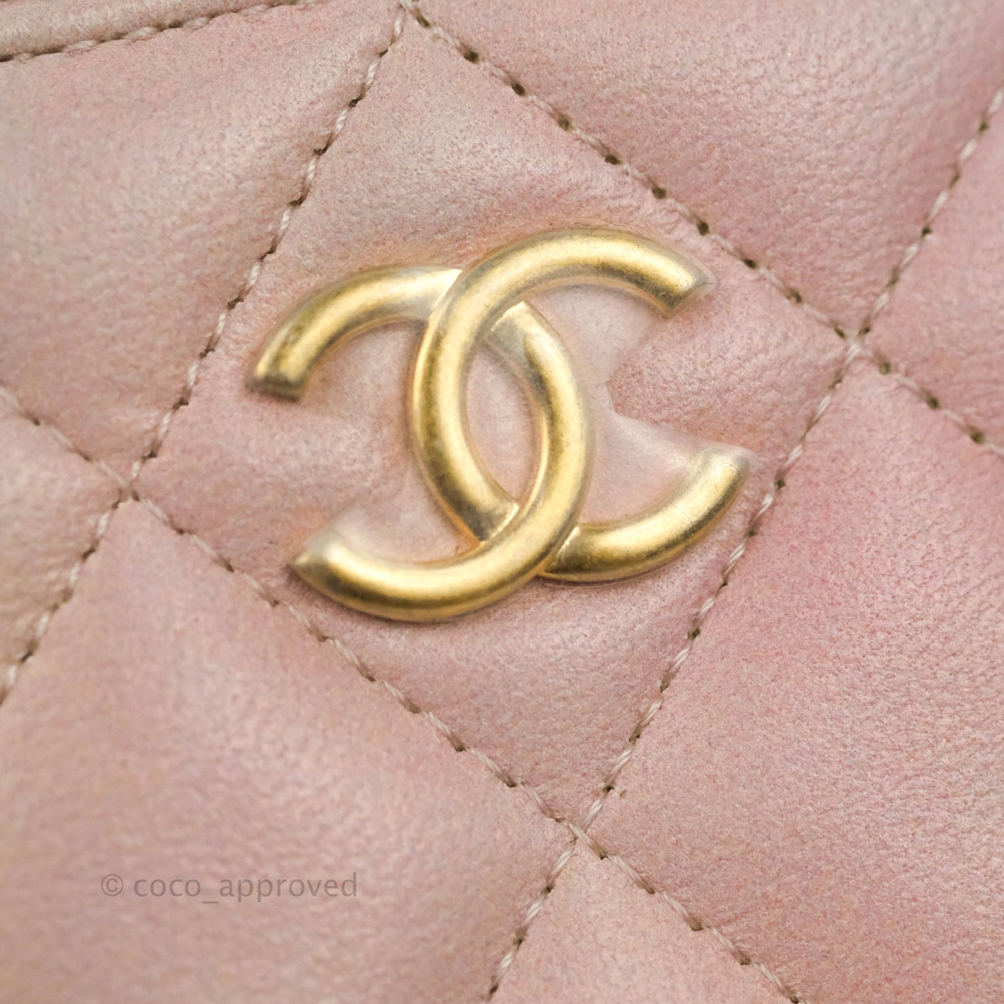 Chanel Mini Top Handle Vanity With Chain Rainbow Lambskin Aged Gold Hardware