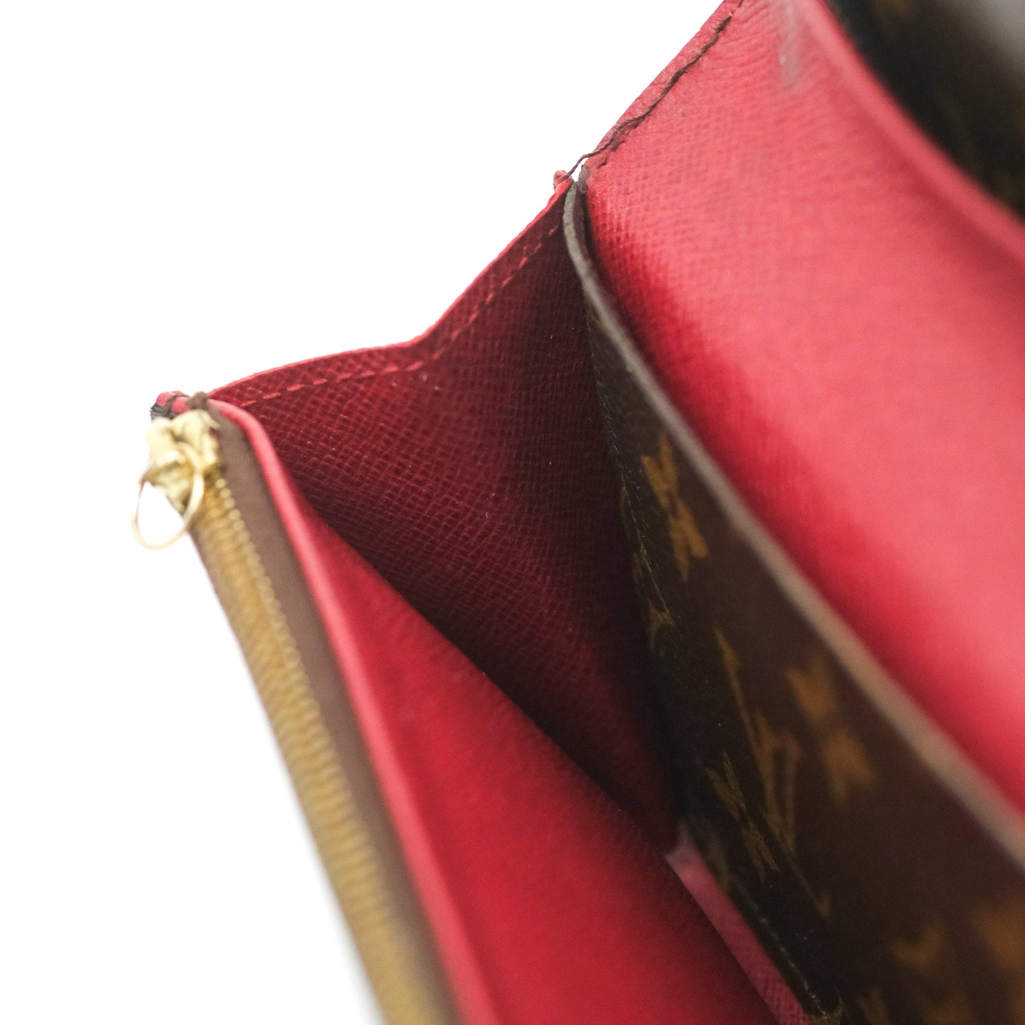 Louis Vuitton Emilie Wallet Monogram Red