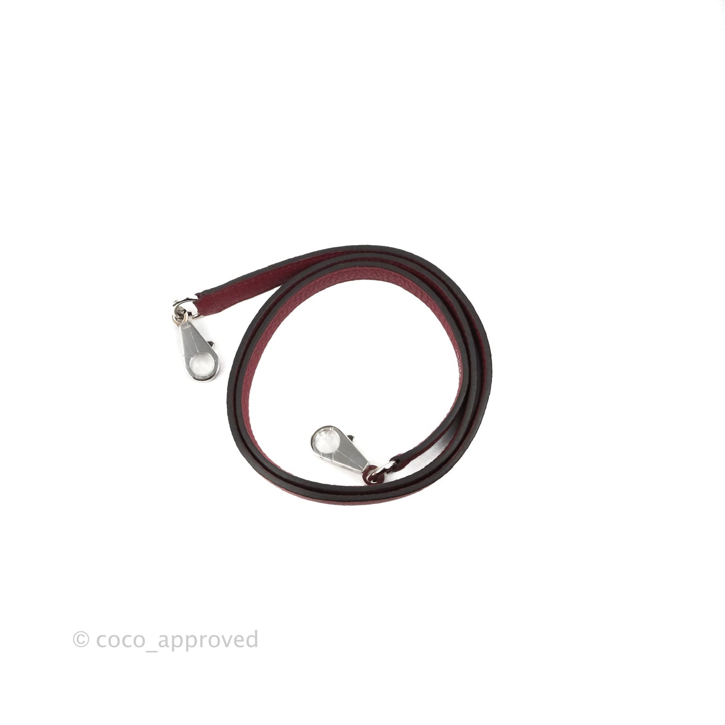 DM/email us to purchase - Hermes Kelly Retourne 25 Togo Rouge Grenat K1 Palladium Hardware