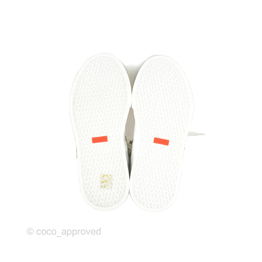 Hermes Daydream High-top Sneaker Multicolore Blanc Rose Gold Size 37.5