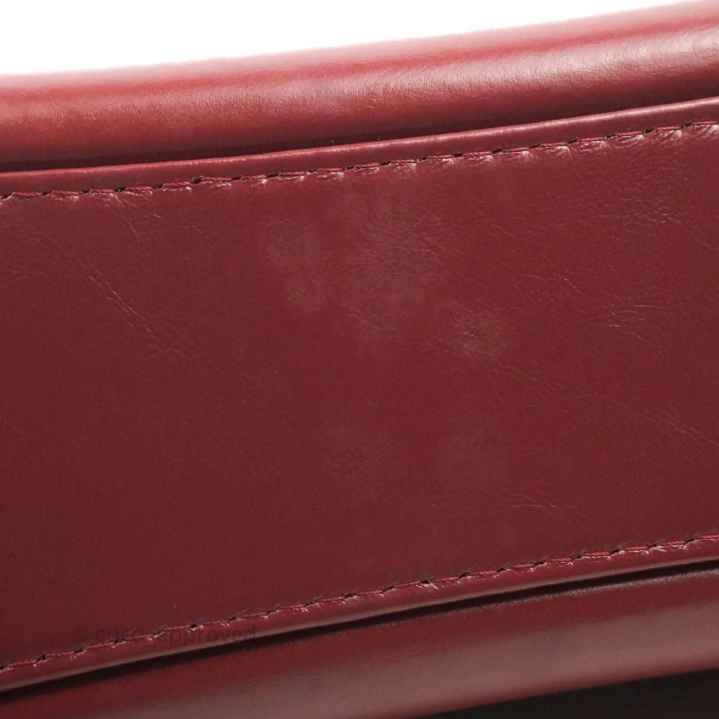 Chanel Large Gabrielle Hobo Red Aged Calfskin Mixed Hardware