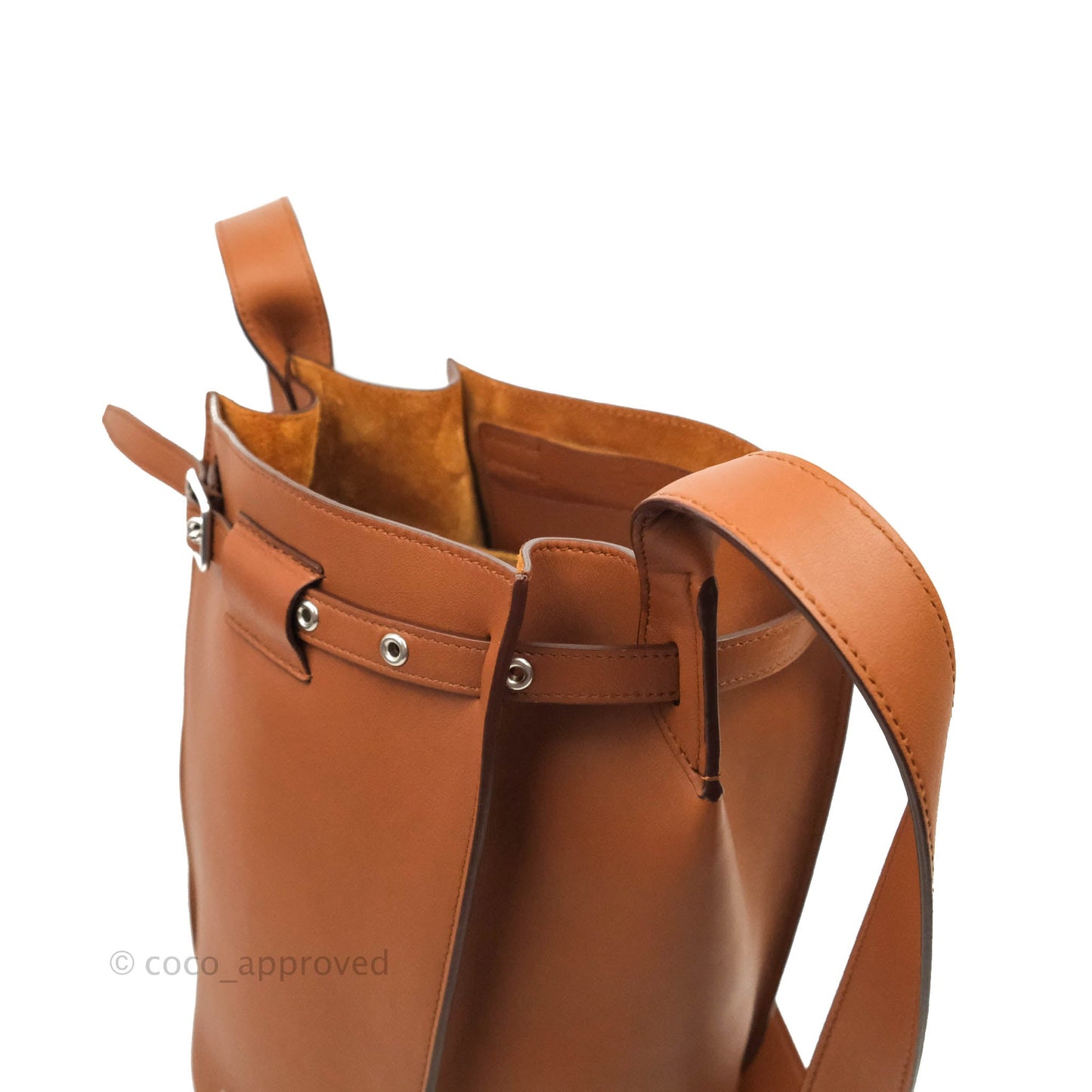Celine Long Strap Big Bag Brown Bucket Calfskin