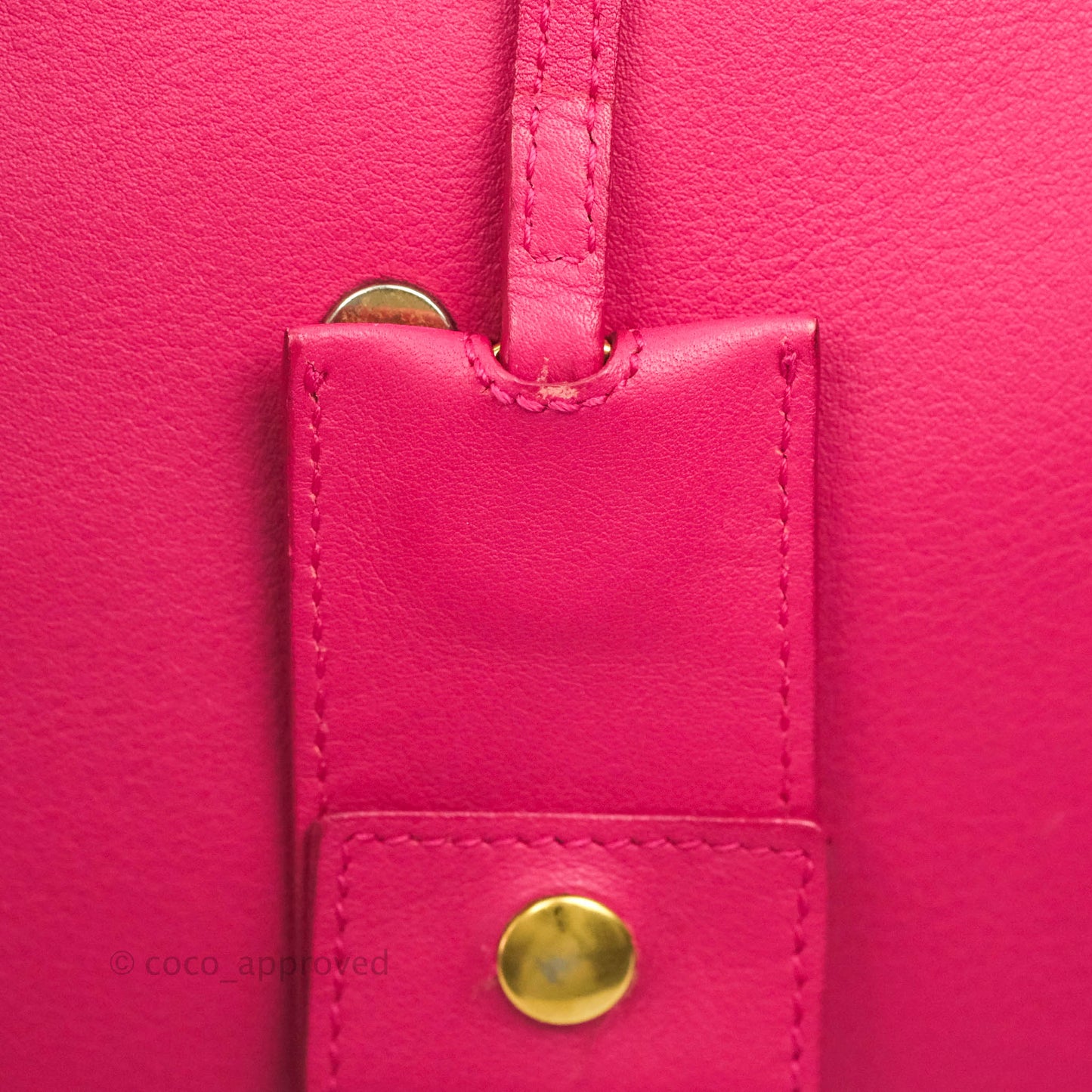Saint Laurent Smooth Calfskin Small Y Ligne Cabas Pink