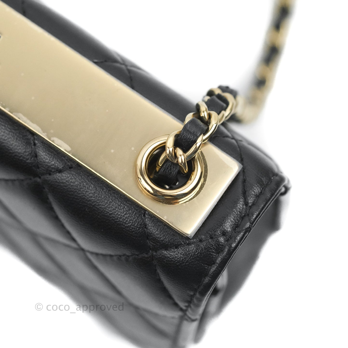 Chanel Trendy CC WOC Black Lambskin Gold Hardware
