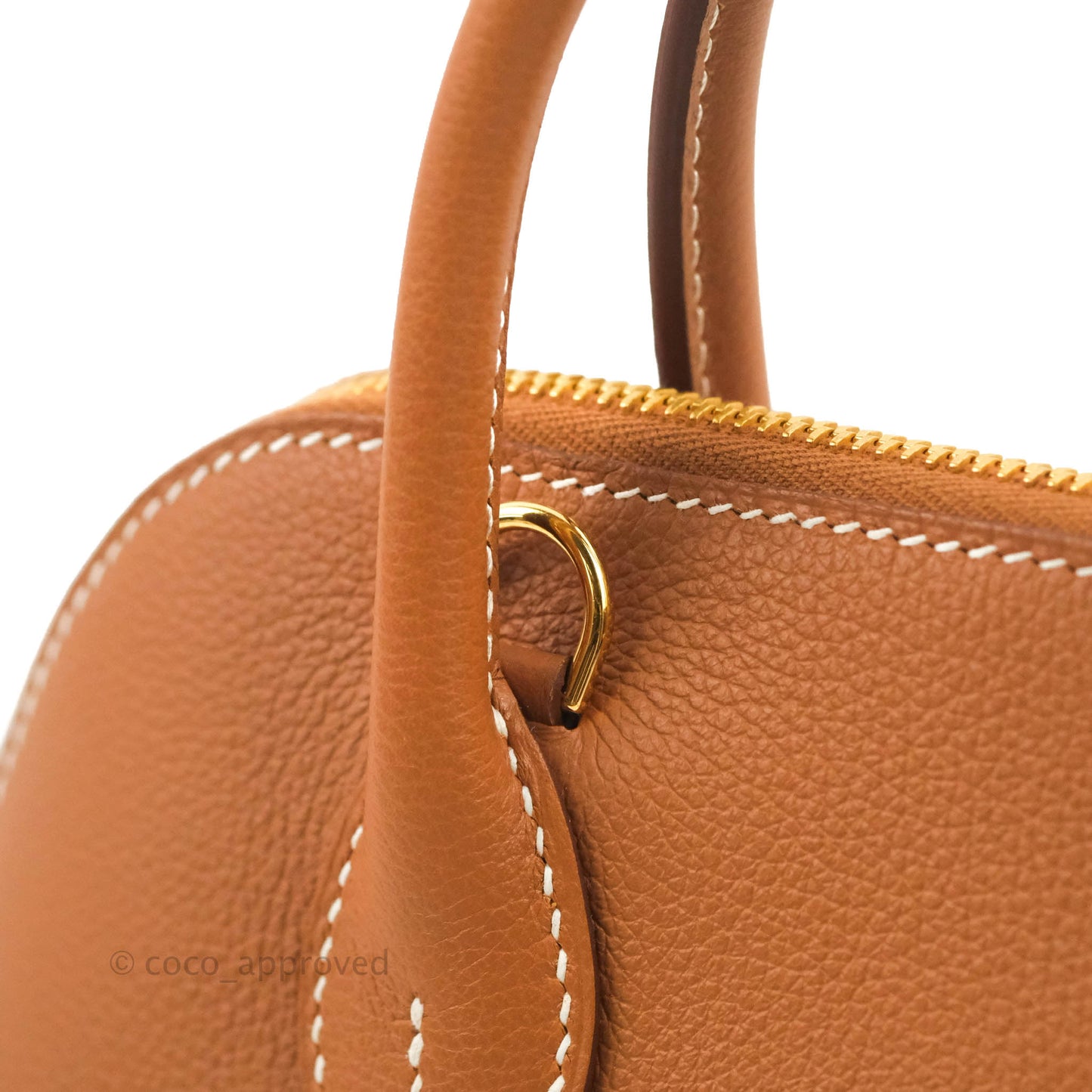 Hermès Bolide 1923 25 Gold Evercolor Gold Hardware