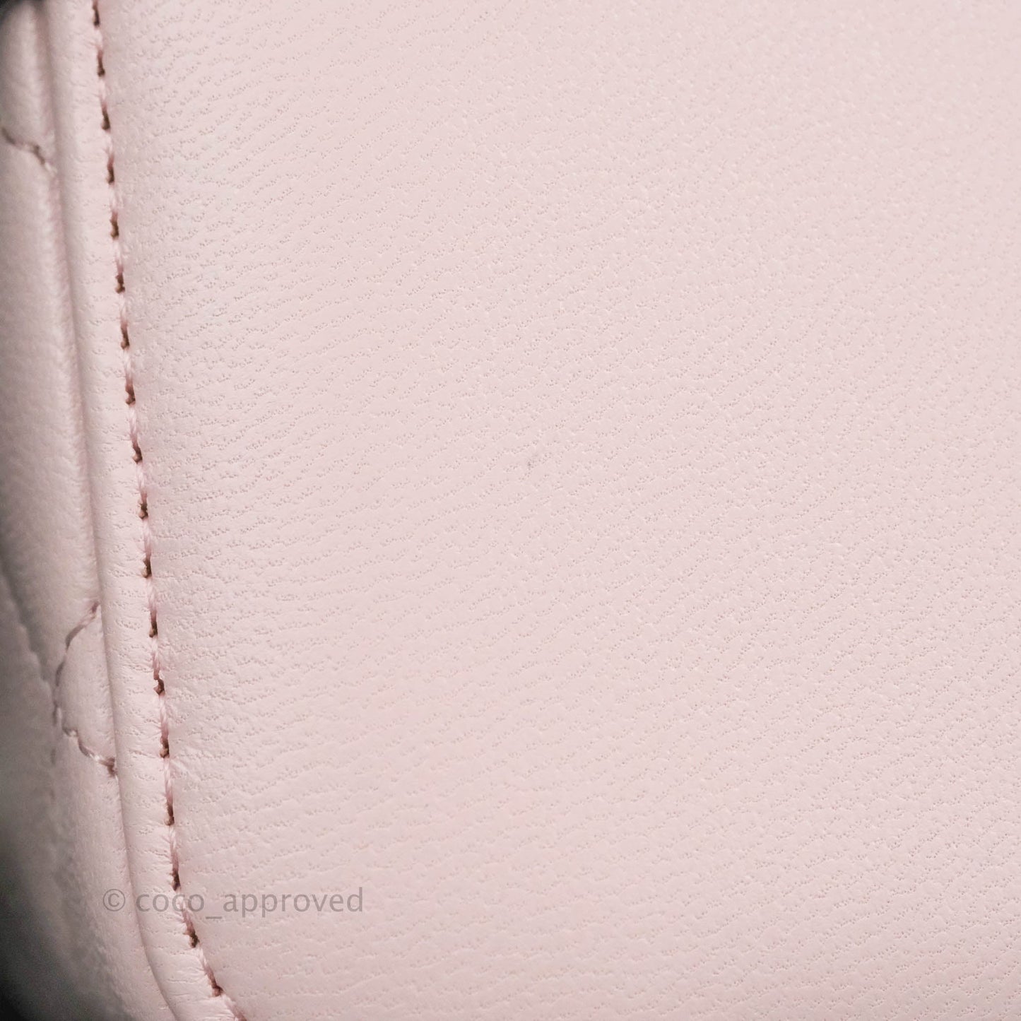 Chanel Top Handle Vanity with Chain Light Pink Lambskin Gold Hardware