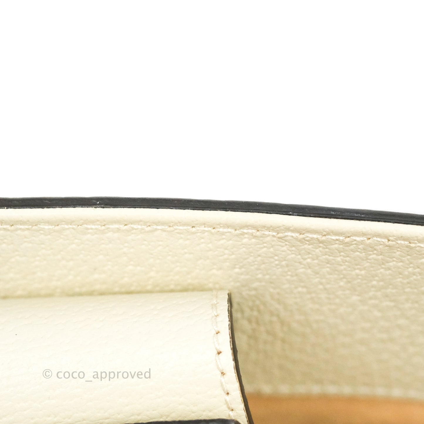 Gucci Ophidia Medium Tote With Web GG Supreme Canvas Beige Ebony