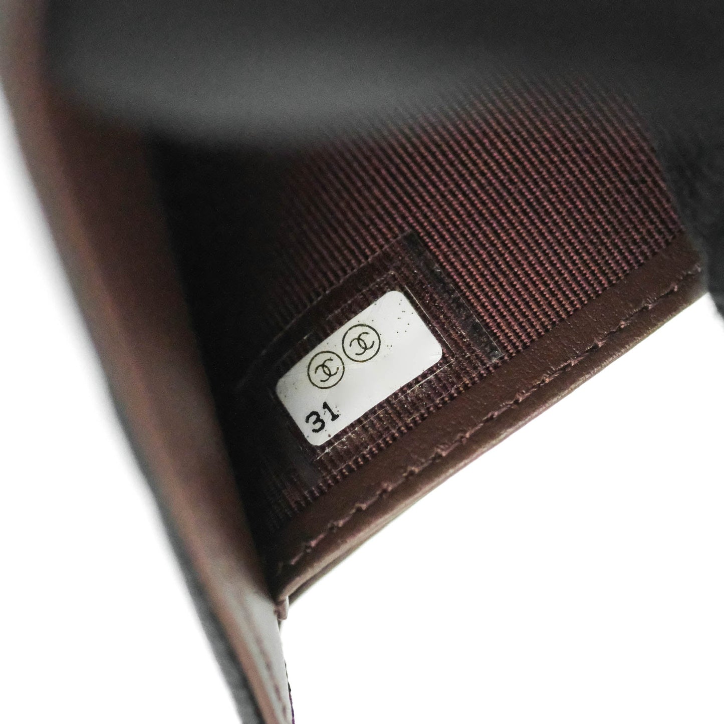 Chanel Classic Flap Wallet Black Caviar Gold Hardware⁣